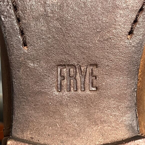 Frye Boots Womens Size 7 Brown Leather Western Ankle Pull On Boho Rodeo Booties - Picture 6 of 12